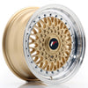 JR Wheels JR9 Gold w/Machined Lip