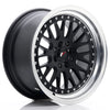 JR Wheels JR10 Matt Black con Aro Pulido