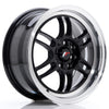 JR Wheels JR7 Glossy Black w/Machined Lip