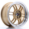 JR Wheels JR7 Gold w/Machined Lip