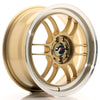 JR Wheels JR7 Gold w/Machined Lip