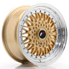 JR Wheels JR9 Gold w/Machined Lip