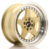 JR Wheels JR6 Gold w/Machined Lip