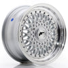 JR Wheels JR9 Silver w/Machined Lip+Silver Rivets