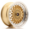 JR Wheels JR9 Gold w/Machined Lip