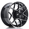 JR Wheels JRX9 Gloss Black Machined Face