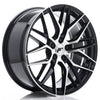 JR Wheels JR28 Glossy Black Machined Face