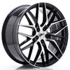 JR Wheels JR28 Gloss Black Machined Face