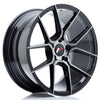 JR Wheels JR30 Black Brushed w/Tinted Face