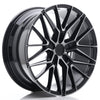 JR Wheels JR38 Black Brushed w/Tinted Face