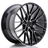 JR Wheels JR38 Black Brushed w/Tinted Face