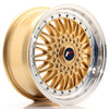 JR Wheels JR9 Gold w/Machined Lip