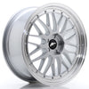 JR Wheels JR23 Hyper Silver w/Machined Lip