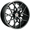 SPACWHEELS SW29 BLACK MACHINE FACE