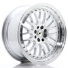 JR Wheels JR10 Silver con Aro Pulido