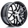 JR Wheels JR28 Gloss Black Machined Face