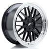 JR Wheels JR23 Gloss Black w/Machined Lip