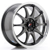 JR Wheels JR5 Gun Metal w/Machined Lip