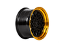 59º North Wheels D-008 Black/Gold