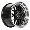 59º North Wheels D-010 Gloss Black/Polished Lip