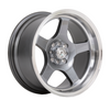 59º North Wheels D-004 Gunmetal