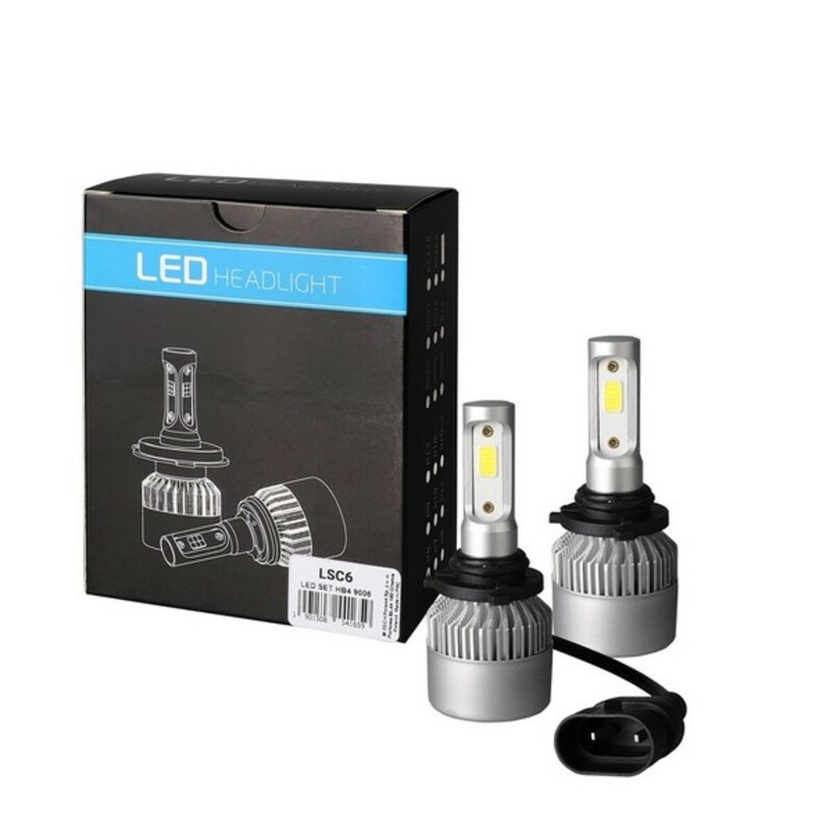 OSRAM LEDrivingHL BRIGHT, HB4(9006)/HIR2, Luz de carretera y de cruce LED,  solo para uso off road, +300 % más de brillo, 6000 K, caja plegable  colgante (2 lámparas) : : Coche y moto