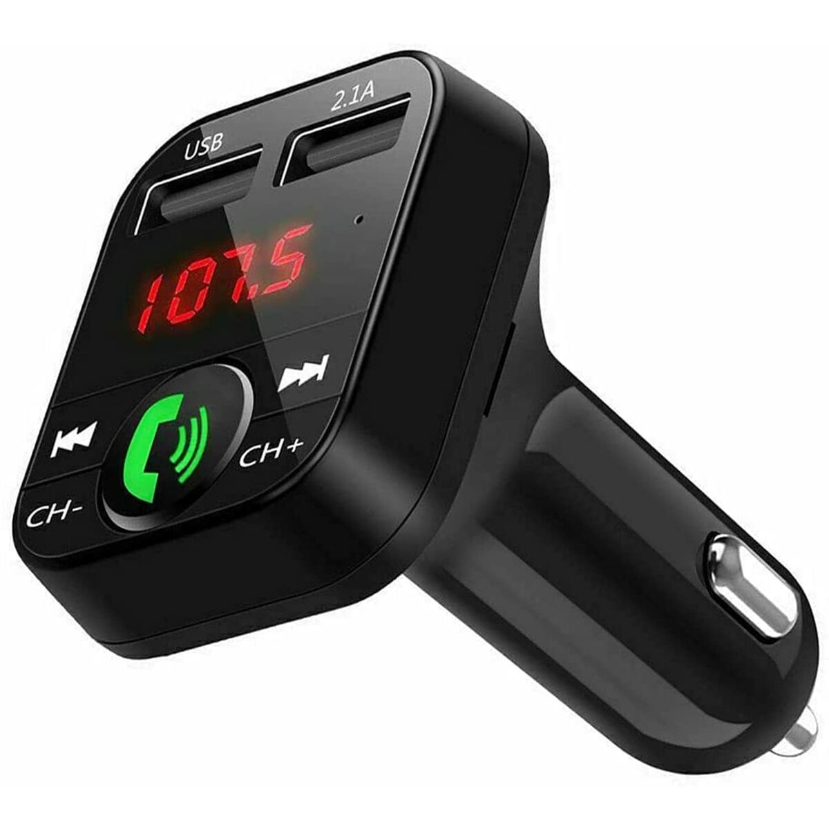Transmisor FM con reproductor de MP3 Bluetooth para coche con